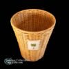Vintage Palm Tree Rattan Wicker Basket 4
