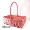 Whitewash Rose Handle Custom Basket 3