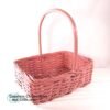Whitewash Rose Handle Custom Basket 7