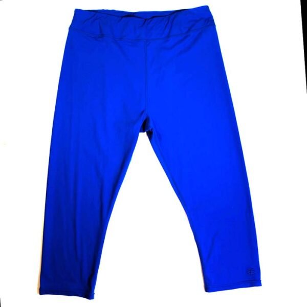 Women Coolibar UPF 50 Swimwear Pants Marine Blue Size Large 2