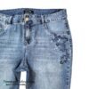 d.Jeans Embroided Floral Design Denim Capri Jeans 14P 5