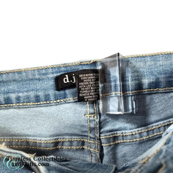 d.Jeans New York Light Blue Modern Fit Roll Cuff Bermuda Jeans 12P 8