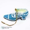 1619 Pacific Rim High Heel Blue White Glitter Shoe Ornament 8