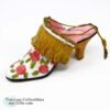 1620 Pacific Rim High Heel Pink Green White Gold Glitter Shoe Ornament 6