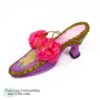 1621 Pacific Rim High Heel Pink Lavender Gold Shoe Ornament 10