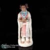 1986 Vintage Zuni Corn Lady Sculpture Hand Painted Signed by Artist Cleo Teissedre 2a