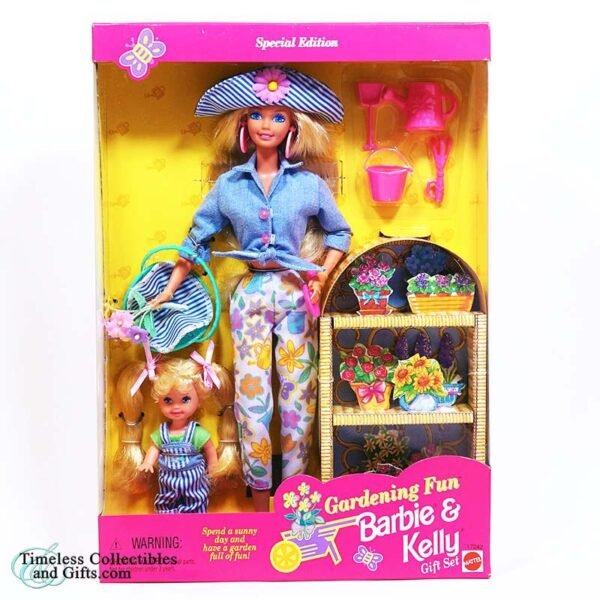 Gardening Fun Barbie Kelly Dolls Gift Set Special Edition 2
