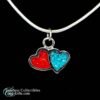 Genuine Turquoise Heart Necklace 20 copy