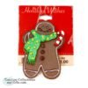 Holiday Wishes Gingerbread Man Pin 2