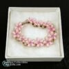 Mid century 1950s Pink Flower Bracelet 4 1
