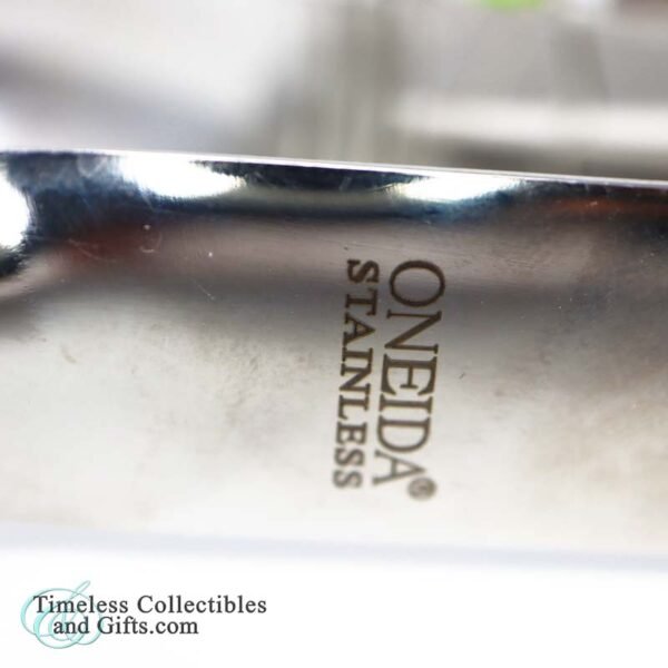 Oneida Stainless Steel Decorated Kitchen Tongs 7