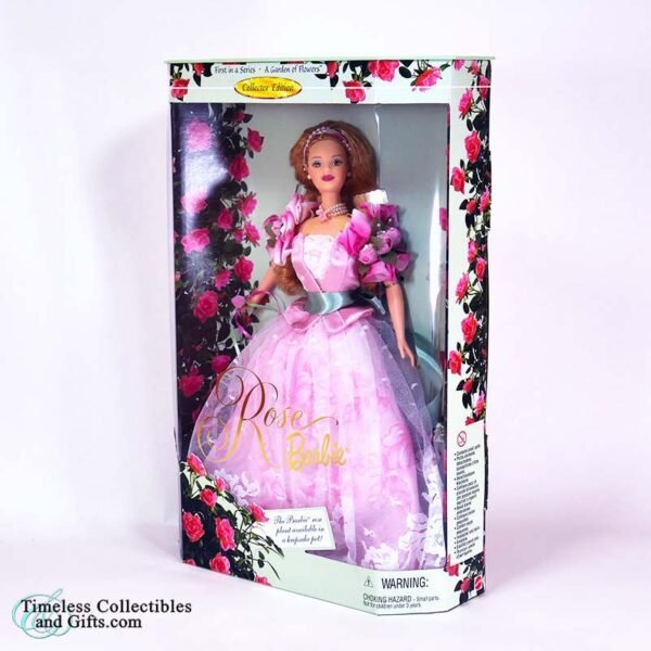 Rose Barbie Doll Collector Edition A Garden of Flowers 4