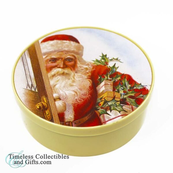 Round Santa Claus Trinket Box 2