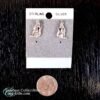 Sterling Silver Miniature Howling Coyote Pierced Earrings 7 copy