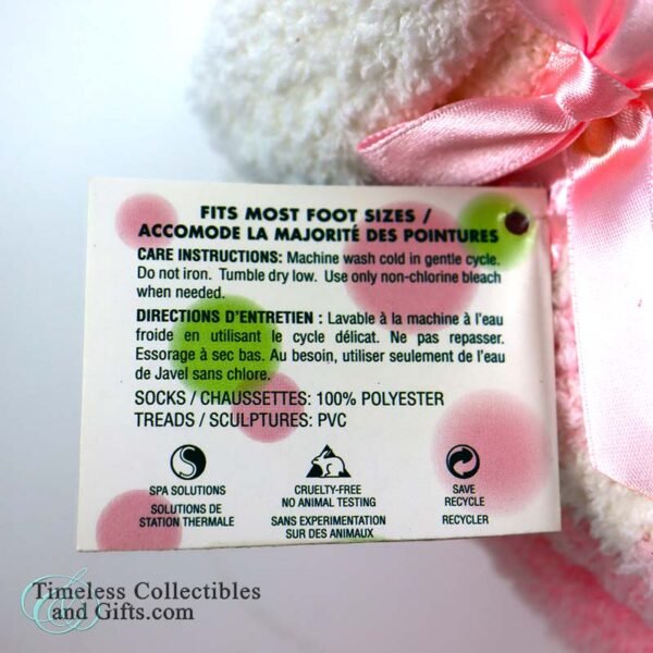 Thera Soft Socks PInk White 7
