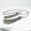 Vintage Metal Tassel Wrap Around Necklace 4