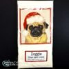 Pug Dog Flour Sack and Card 3
