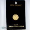Raised Golf Ball Lapel Pin Tie Tack Gold Silver 1 1
