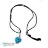 Silver Wire Wrapped Turquoise Stone Necklace 3