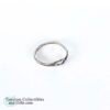 Sterling Silver Thin Open Heart Ring Size 5 3